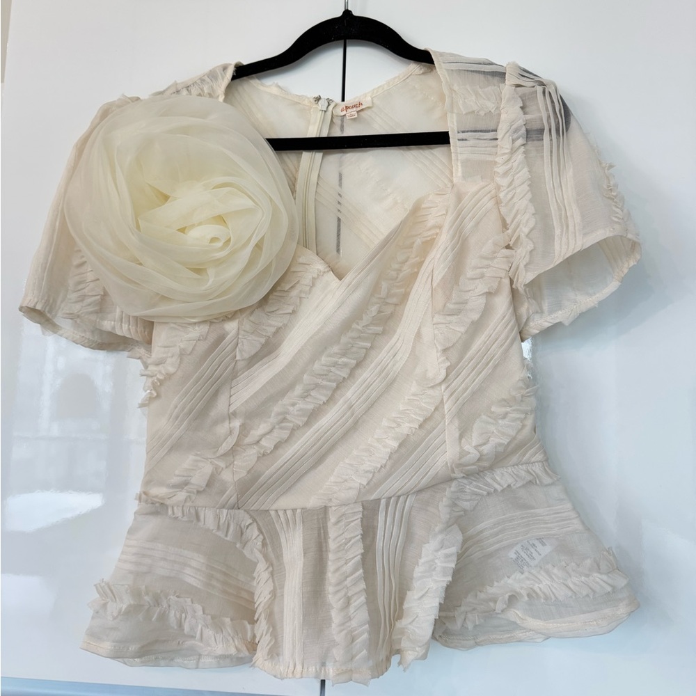 Foxes 
Size L 
Cream Blouse 
Brand new - never worn 
Amazing condition